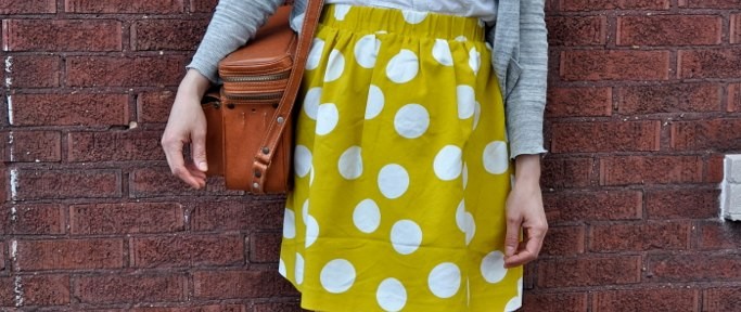 Dress That Mama: Polka Dots in Yellow