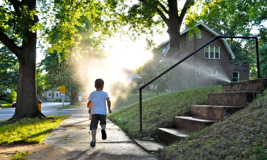 Evening Sprinklers